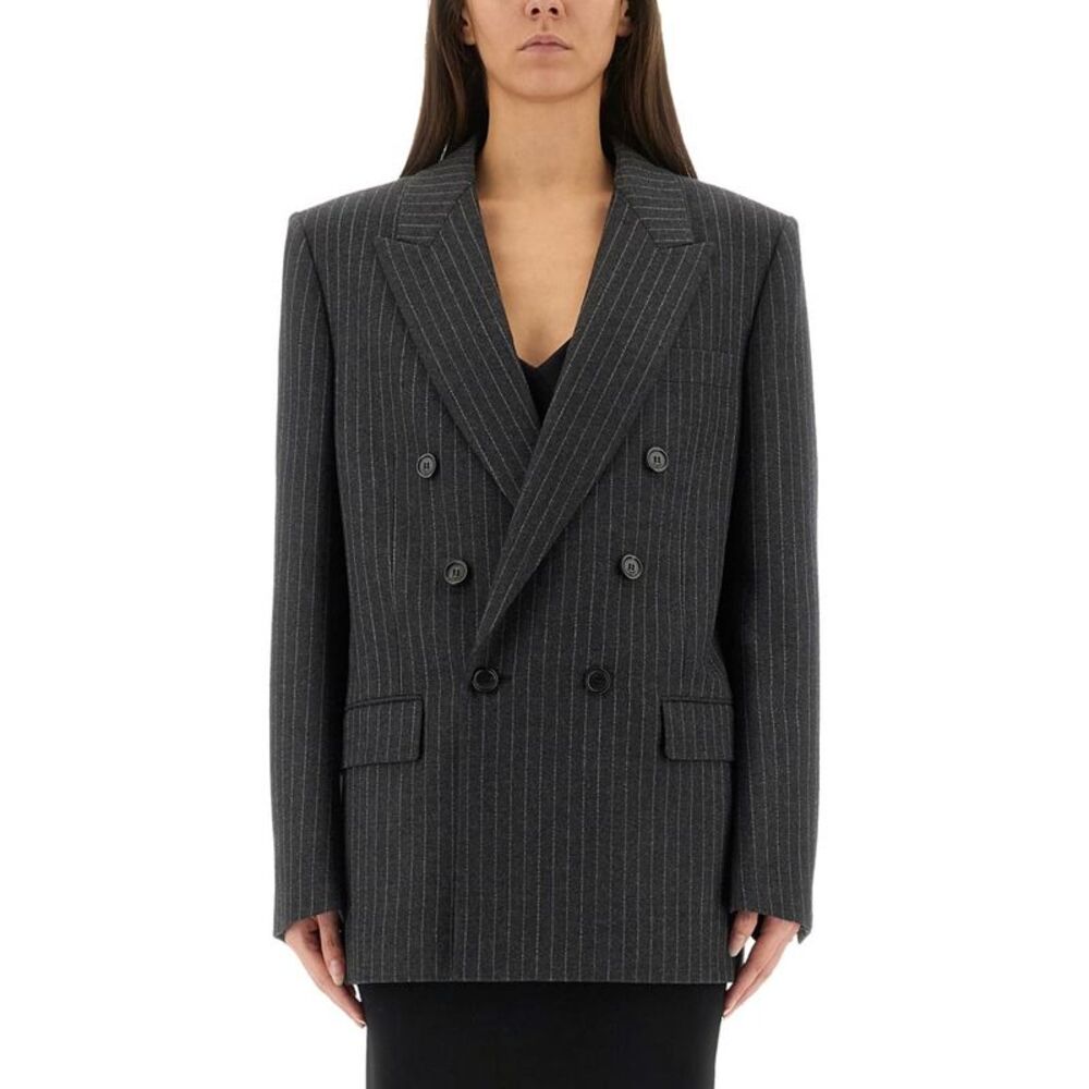 Saint Laurent Women Saint Laurent Women Cassandre Double-Breasted Jacket
